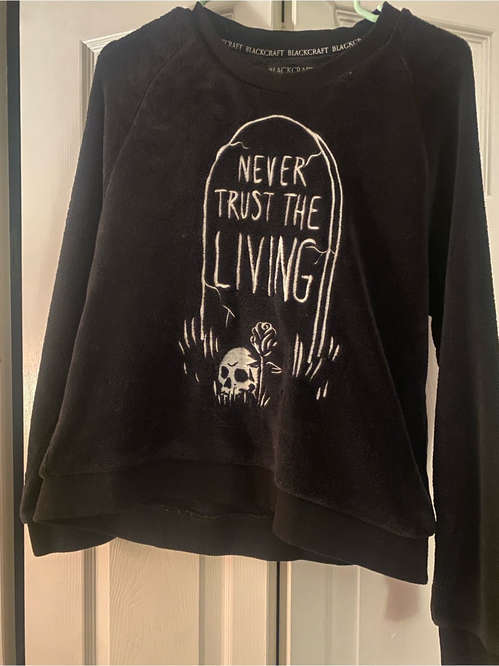 BlackCraft Cult Womens - "Never Trust The Living" fleece sleep set - size Large